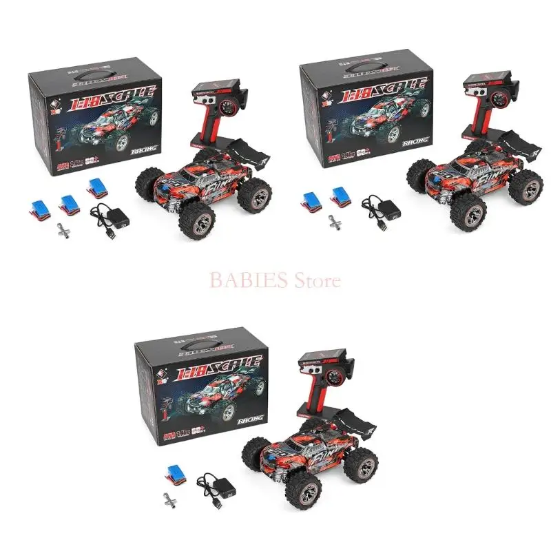 

C9GB Remote Control High Speed Car for Kids Wireless Model Car for All Terrain 1:18 Alloy Gear Four Wheel Crawler Toy