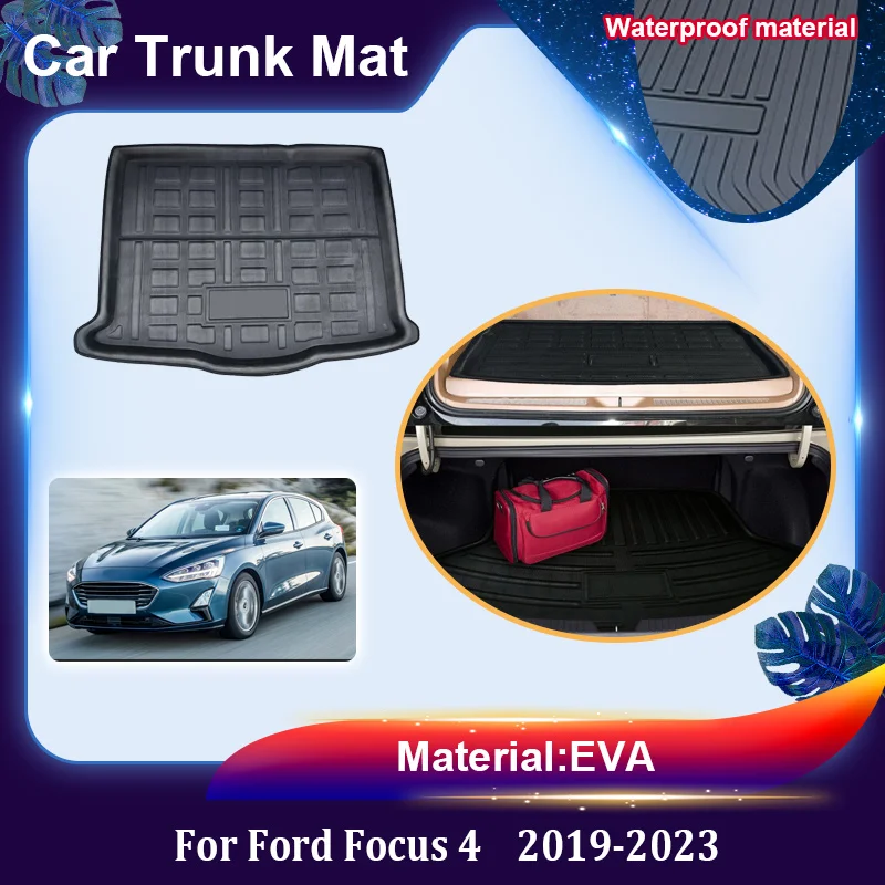 

For Ford Focus 4 C519 MK4 Accessories 2019 2020 2022 2023 Cargo Boot Mats Trunk Floor Tray Anti-Slip Storage Pad Car Accessories