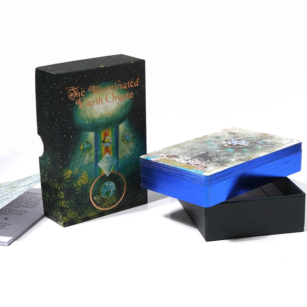 Illuminated Earth Oracle Card Deck Tarot Divination 63-Card Oracle Deck Inspired By The Beauty And Mystery Of The Natural World