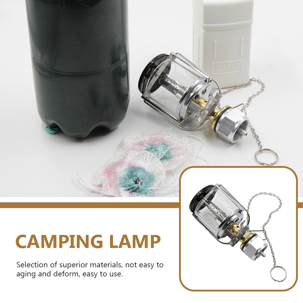 

Portable Camping Gas Light Stainless Steel Copper Nylon Plastic Outdoor Lighting Propane Lantern Camping Lamp Tool