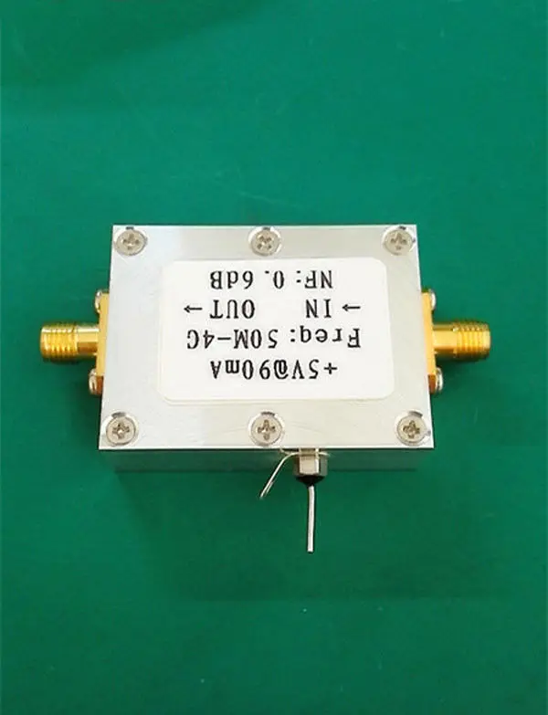 RF Amplifier LNA 50MHZ -4000MHZ NF=0.6dB Low Noise High Linearity FOR  2.4G 900M  SDR receiver HF FM VHF UHF Ham Radio