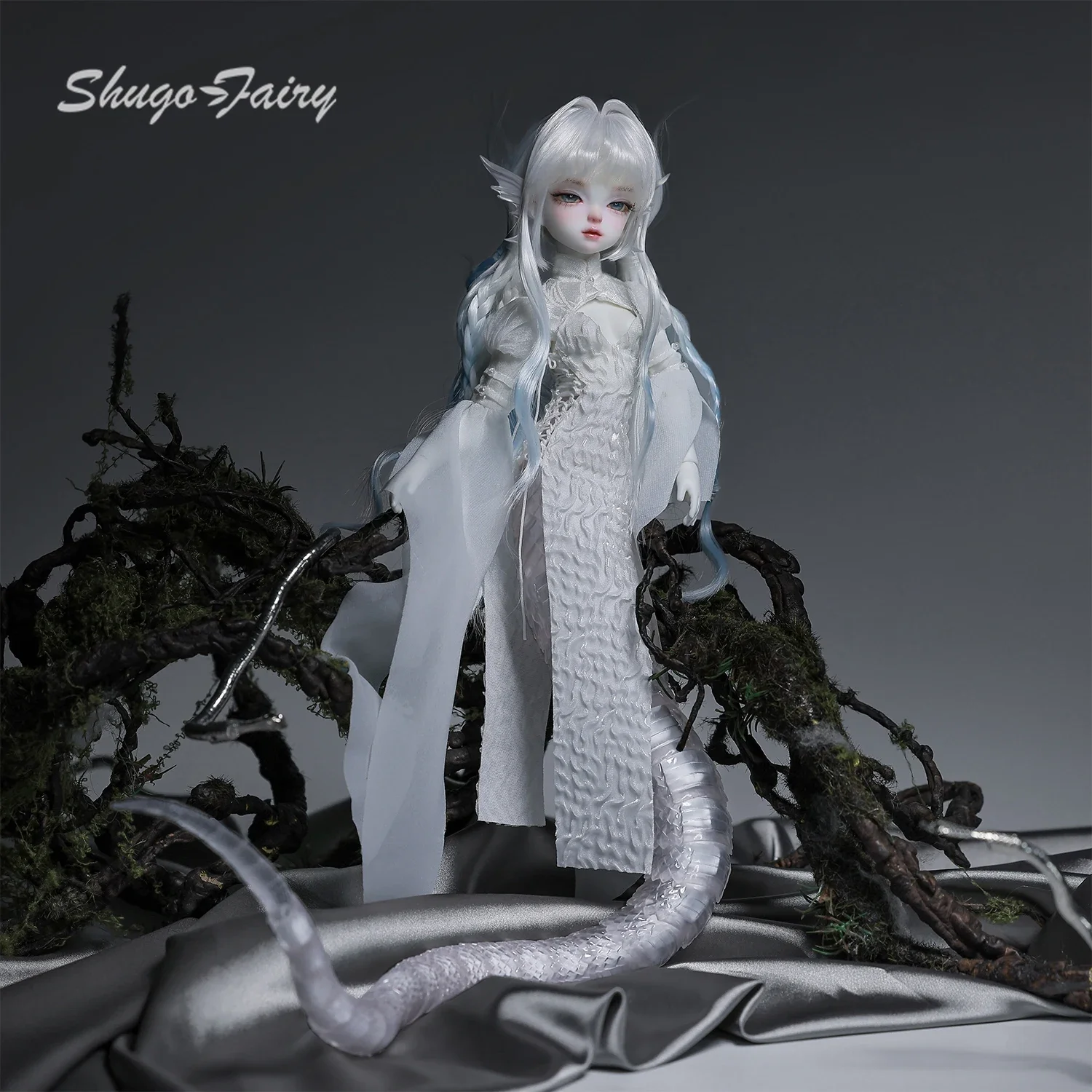 1/6 Monster Girl BJD Virelai D Anime Pale Twin Mezzo Demone Set Completo Lunga Coda Scaly Shugafairy Originale Bjd Bambole Articolate