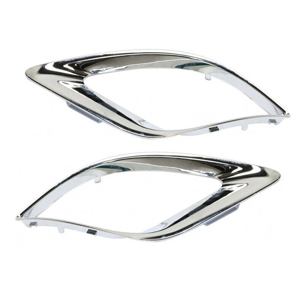 

1 Pair Car Front Bumper Fog Light Ring Bezels Protector 05113745AB 05113744AB Front Fog Light Lamp Covers Trim Molding