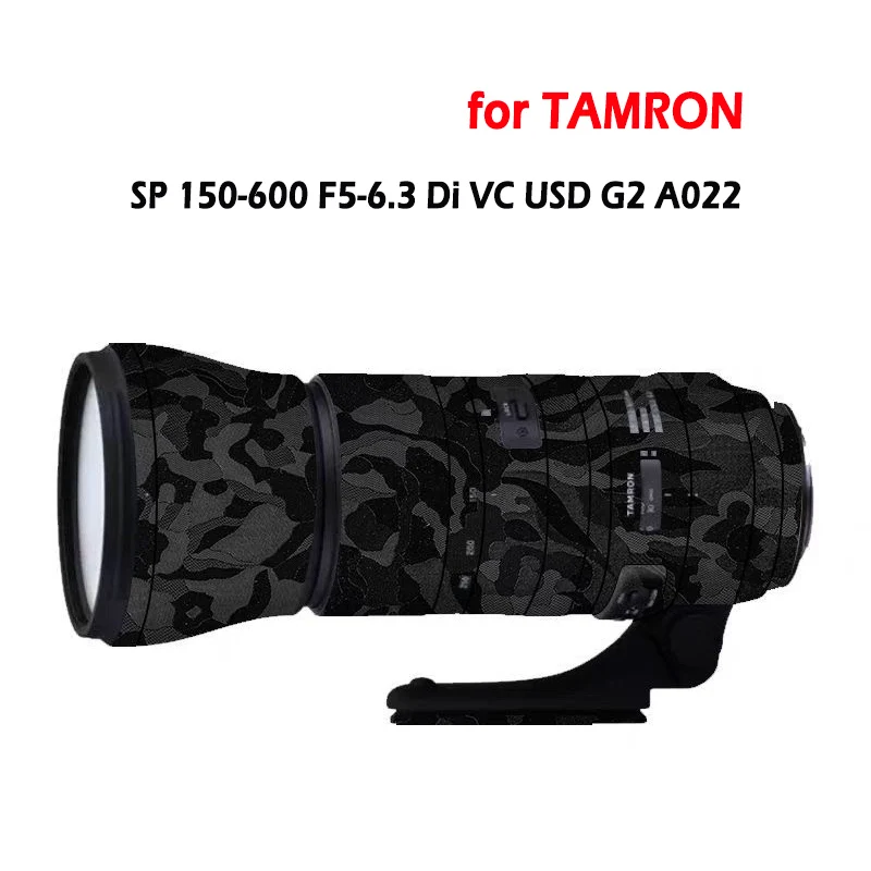 Pegatina personalizada para TAMRON SP 150-600mm F5-6.3 Di VC USD G2 A022 Canon EF mount, película protectora antiarañazos.