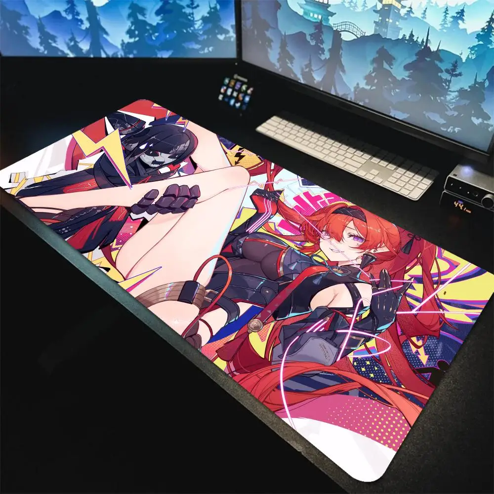 W_wuthering W_waves Mouse HD Pad 1200x600 Mouse Pad 5mm Desktop Pc Accessories Thicking Gabinete Pc Super Esports Computer Keybo