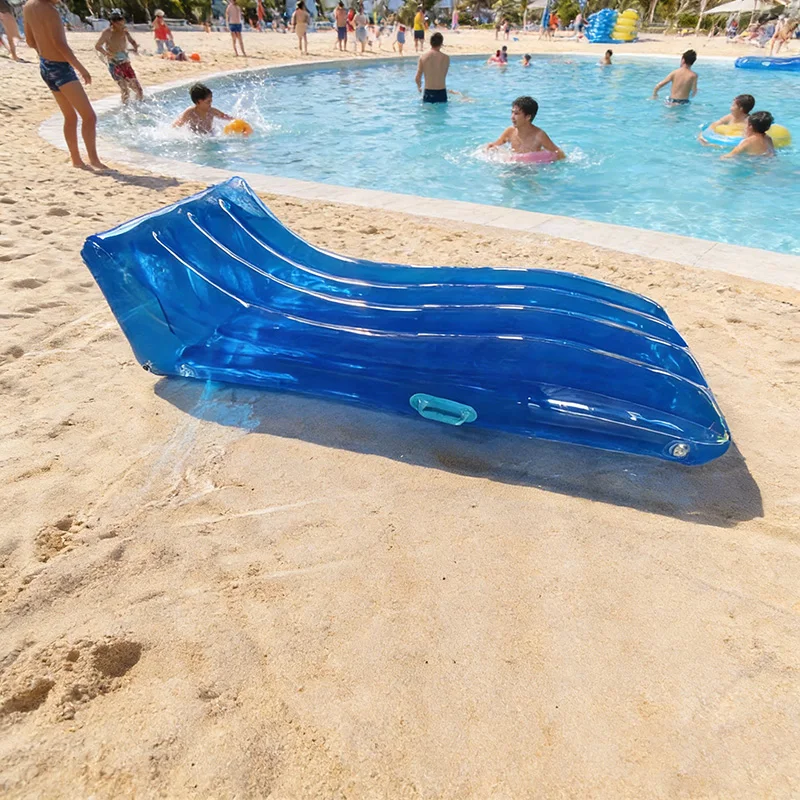 Outdoor beach camping inflatable sofa recliner transparent PVC water pavilion custom load-bearing more than 500 kg