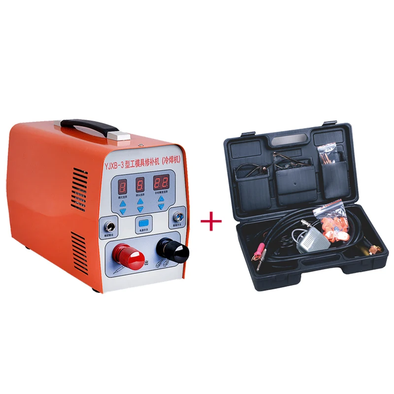 

YJXB-3 Type Mold Repair Machine Steel&Casting Repair Welder Cold Welder 110V/220V 5-900W 2.8-34KHz Welding Machine