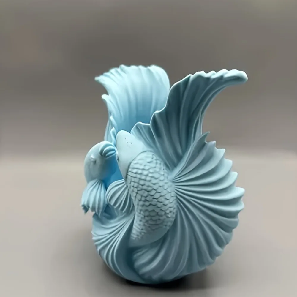 

Держатель для ручек в форме рыбы, изготовленный по технологии 3D-печати, идеально подходит для хранения ручек, карандашей, кистей и других высоких офисных принадлежностей, винтажные украшения из сухоцветов, скандинавские минималистичные украшения в стиле 
