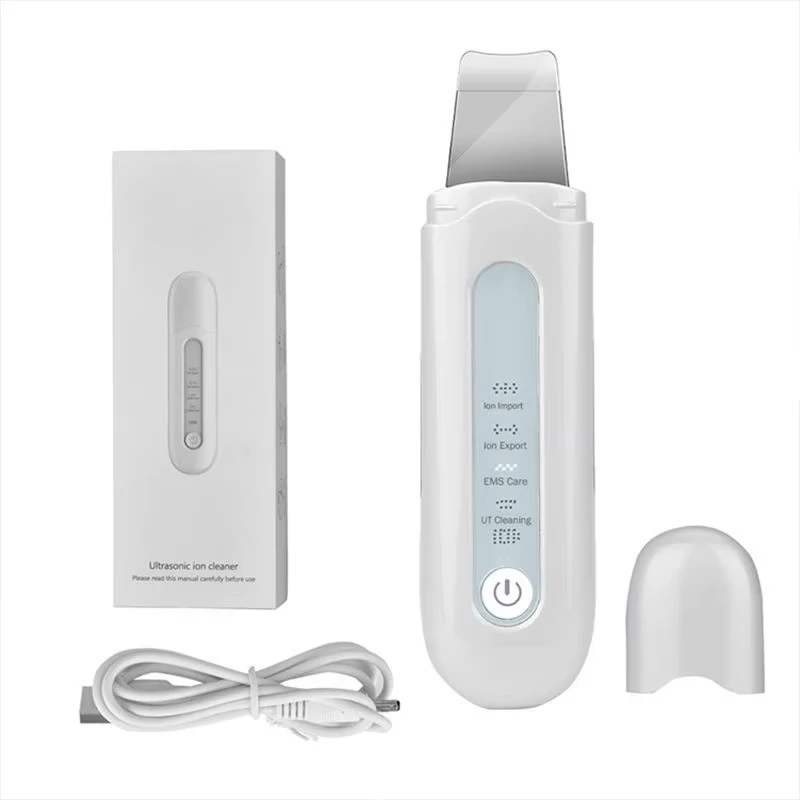 Smart Library Handheld Elektrischer Sonic Scrubber Ultraschall-Porenreiniger Mitesserentferner Gesichtsspatel Tiefenreinigung Dead S