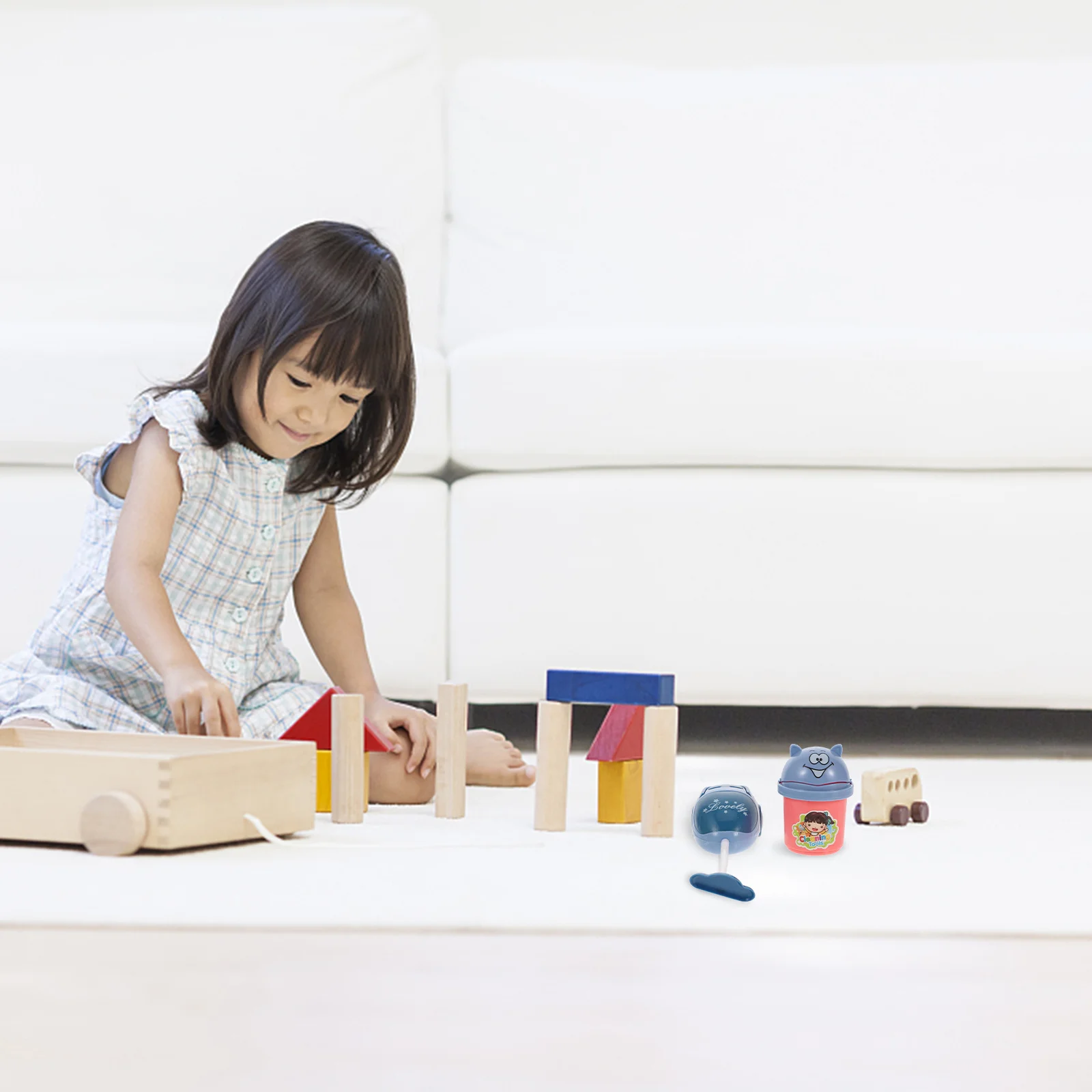 1Set Mini Cleaning Tool Simulation Set Role Play Educational Kids Pretend Play Small Cleaning Equipment Educational Toy