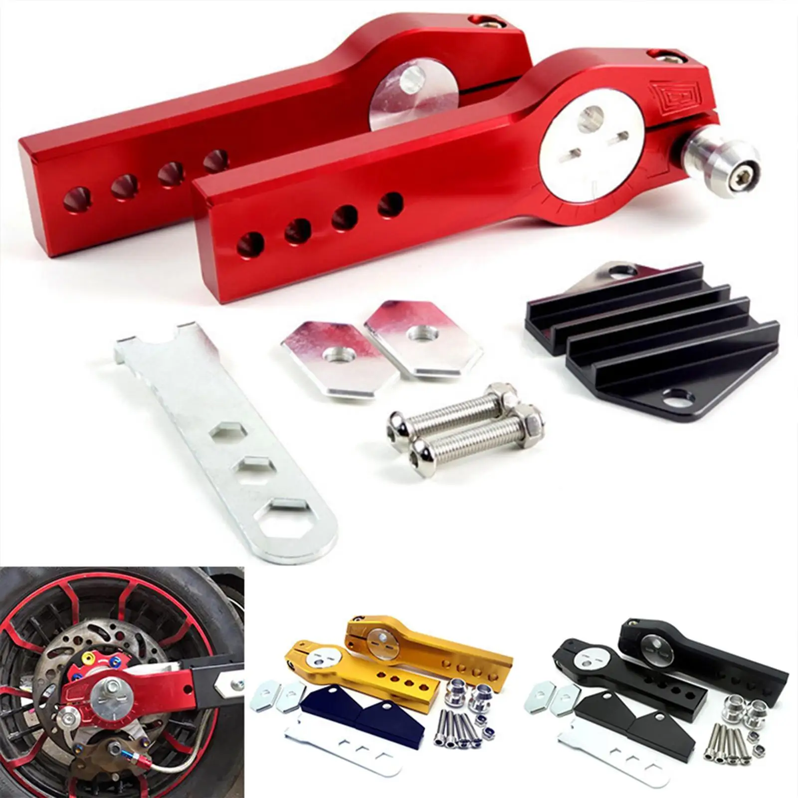 Motorcyle Rear Fork Extension Adjusters Easy Installation Professional Protector for Honda Msx125 125 Assembly Modification