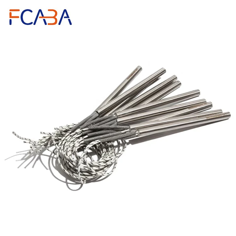 

5PCS 12.5mm 190~220mm 316SUS Single Head Dual Cartridge Heater 110/220/380V 970/990/1000/1050/1100W Heating Element for Water
