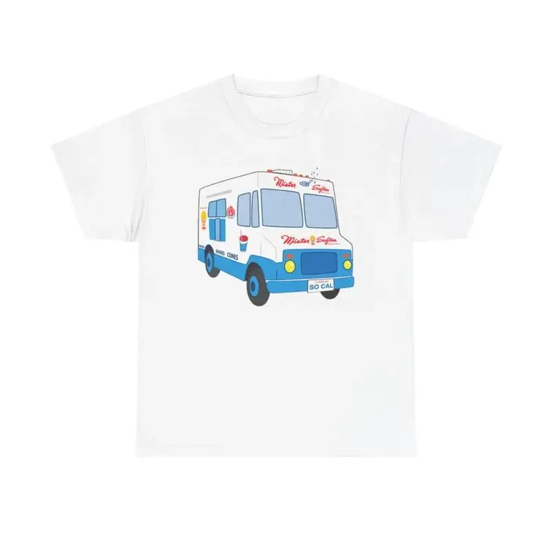 Camiseta Mr Softee So Cal Truck Retro de algodón pesado