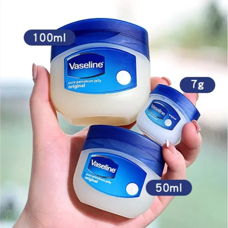 Vaseline-女性用の保湿リップクリーム,ディープレイの保湿ローション,フェイシャルローション,アンチドライリップ,7g, 50g, 100g