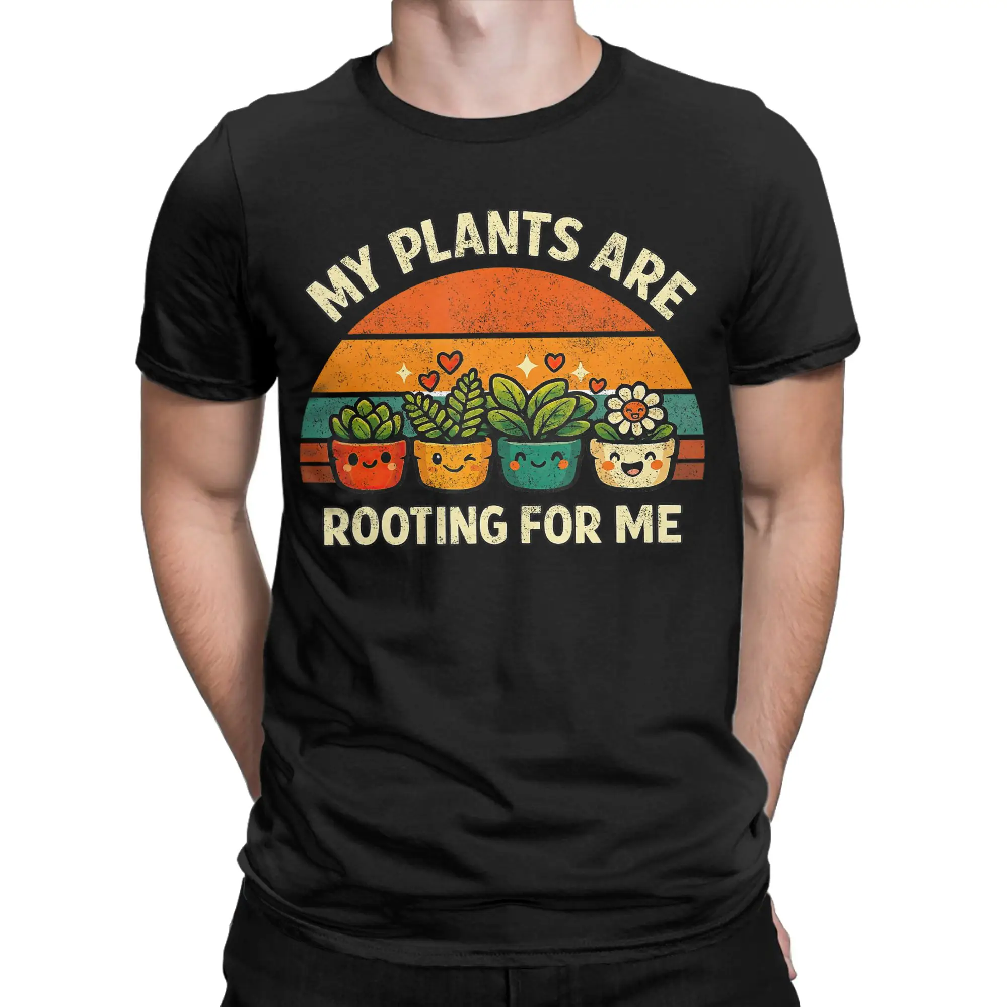 I Garden Because I Can Funny Plant Gardening Canning Lover T Shirts Men Funny T-Shirts Round Neck  Tees Short Sleeve Tops Summer