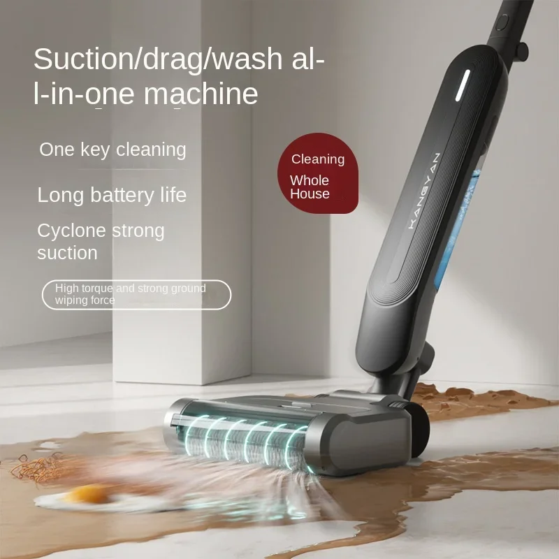 Full-automatic intelligent household washing machine sweep, drag and suction-body three-in-one-cleaning sweeping mop du