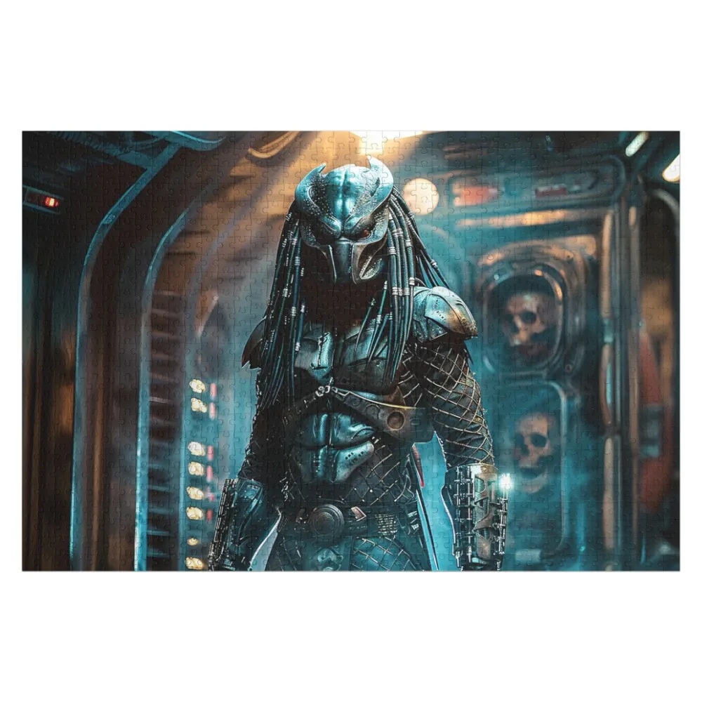 Requiem Of An Intergalactic Predator Jigsaw Puzzle With Photo Personalized Gift Married Wooden Name Puzzle