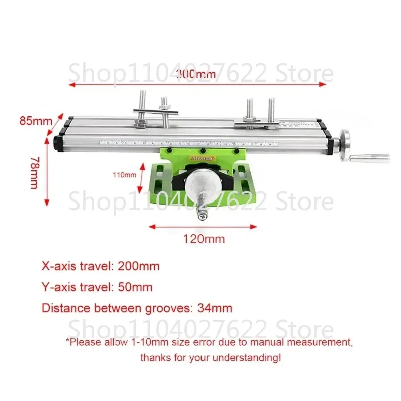 3 Inch Cross Slide Vise Vice table Compound table Worktable Bench Alunimun Alloy Body For Milling drilling