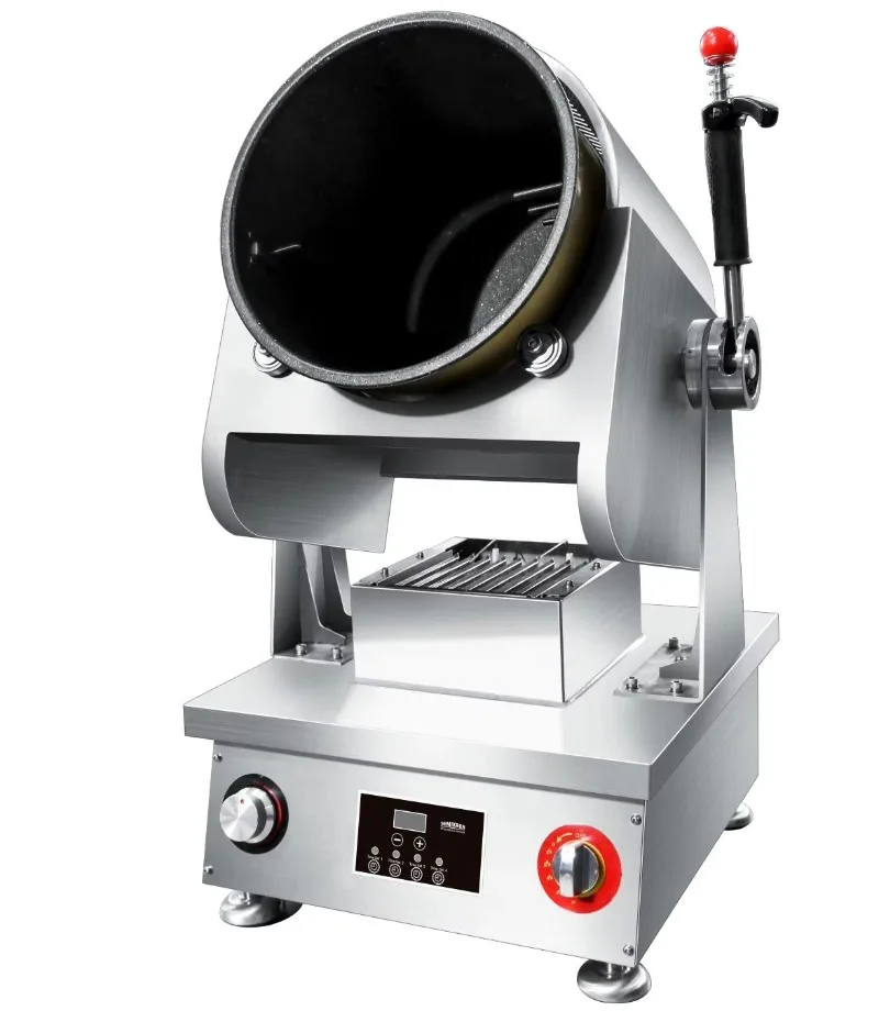Tabletop Automatic Cooking Robot Adjustable Temperature for Rice Multifunctional for Home Kitchen Custom