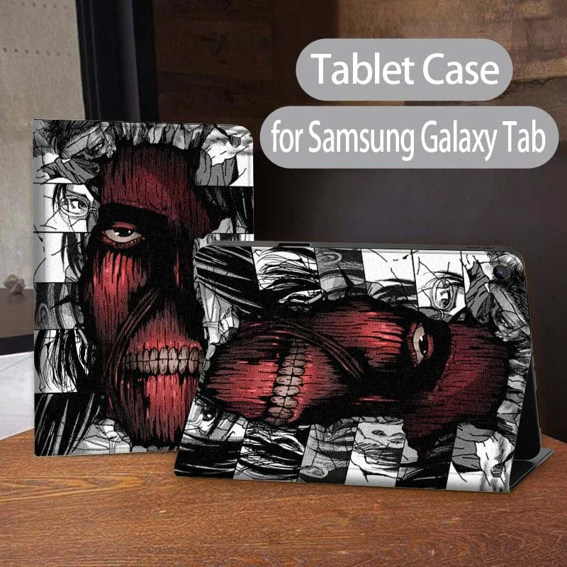 

Comic Attack on Titan Art For Samsung Galaxy Tab A7 A A8 A9 S9 S10 S6 S7 S8 S11 8.7 10.1 10.5 11 10.9 Lite PLus Inch Tablet Case