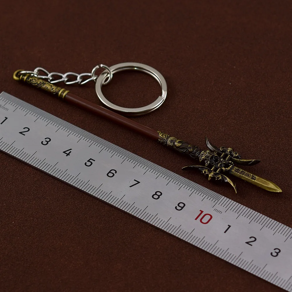 6 cm Perfect World Anime World Thunder Hellebaard Wapen Model Jongen Gift Cosplay Middeleeuws Zwaard Katana Middeleeuwse Schwert