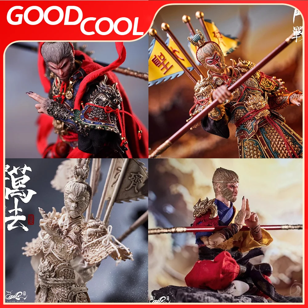 Presale LONGTIAN GH001-004 1/12 Scale Chinese Journey To The West Male Soldier Sun Wukong Full Set Model 6 Inch Action Figure