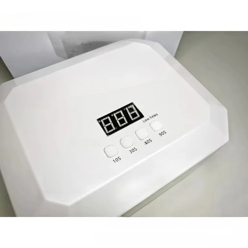 36W Rechargeable UV LED Curing Lamp, Plug-in Dual Power Baking Light for Nail Gel Polish Curing