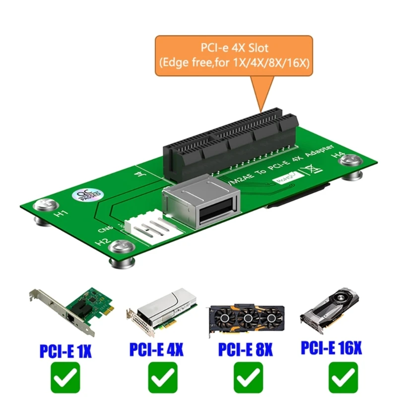 

Mini PCIe mPcie to PCI-E 1X 4X 8X 16X Adapter Cable Riser Extension Mini PCI Express 4P Power for PCIE Tester Extender F19E