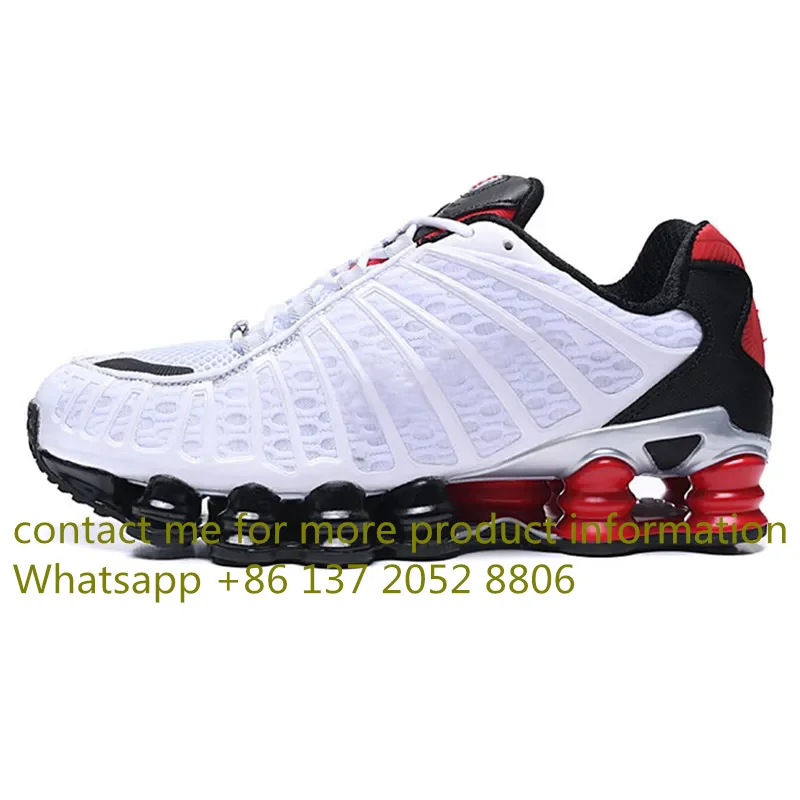 Hot Max Shox TL 1308 Column Men's Black Gold comfortable Cushion Outdoor Sports Running Shoes Size 40-45