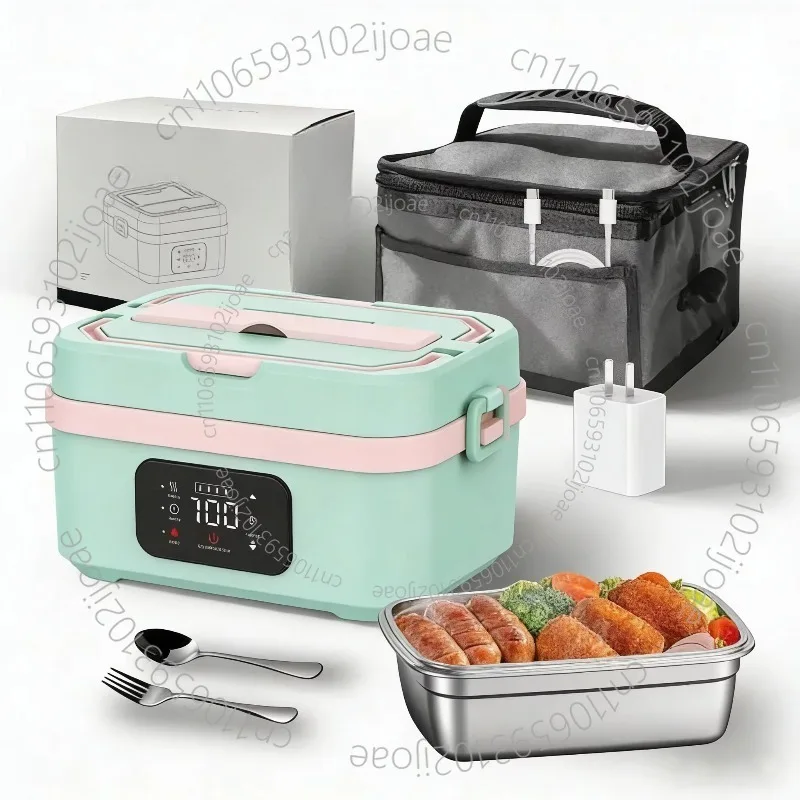 Rechargeable Electric Lunch Box Large-capacity Intelligent Warmer, Suitable for Office, School and Student