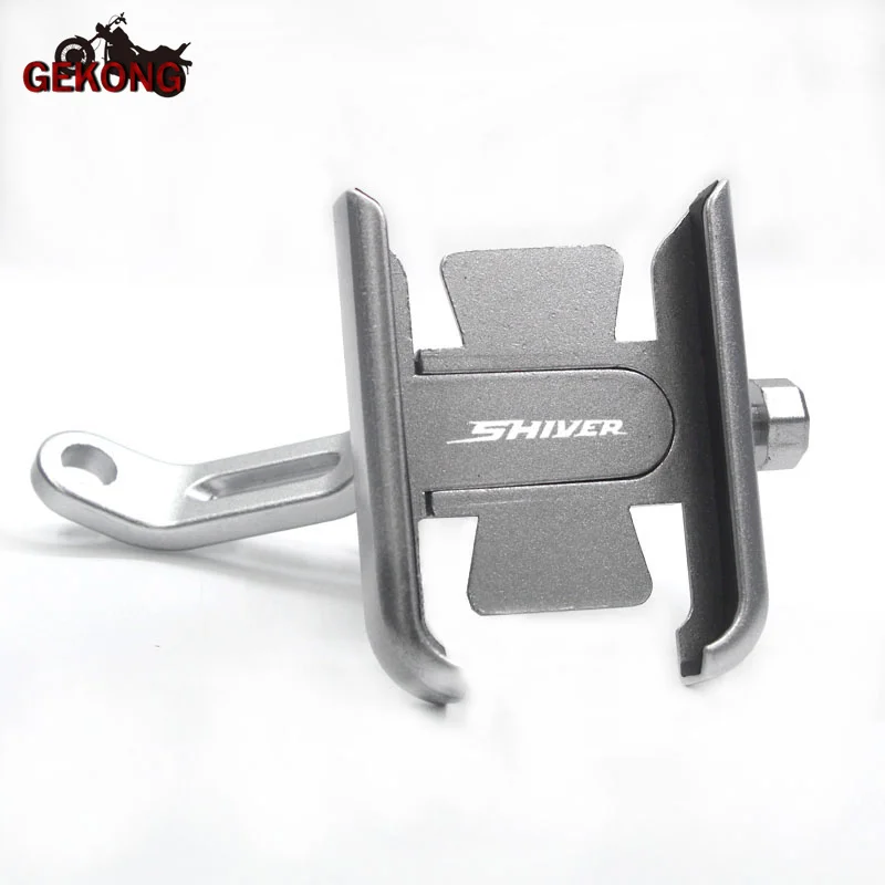 Fit For Aprilia SHIVER / GT SHIVER 750 SHIVER 900 CNC Handlebar Mirror Mobile Phone Bracket GPS Stand Holder