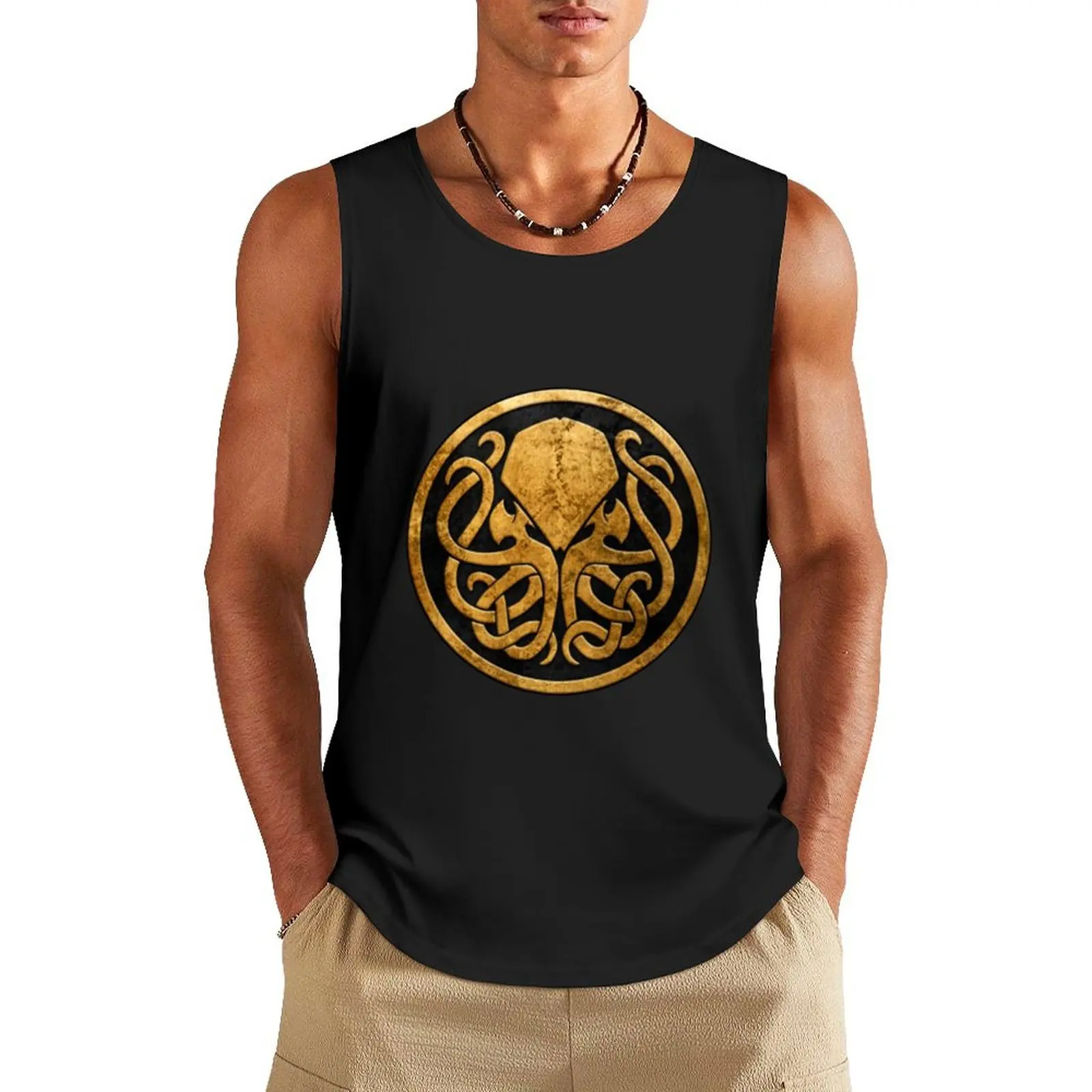 

Cthulhu Tank Top anime gym Men's tops Men's t-shirt gym clothes for man