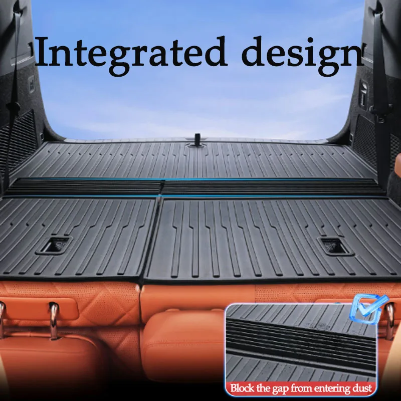 For BYD Atto 8 Sealion 8 2025 2026 Car Trunk Pad TPE Cargo Liner Anti Hanging Trunk Protective Cover Auto Interior Accessories