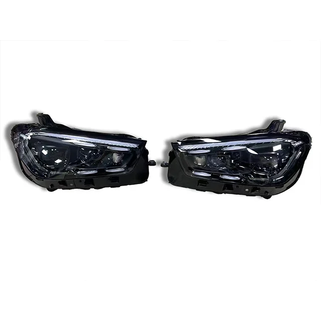 Suitable for Mercedes Benz GLE W167 Headlights, Geometric Multi Beam LED Headlights, Automotive Lighting System Headlights
