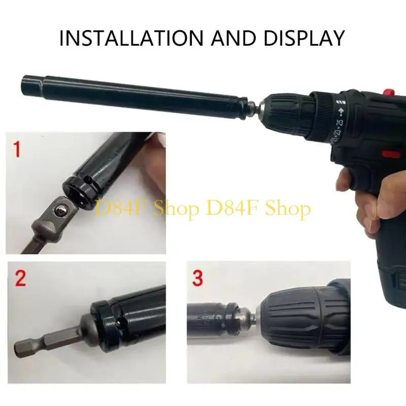 D84F Hollow Socket Leveling Socket Tool For Ceiling Leveling 10-14mm Optional