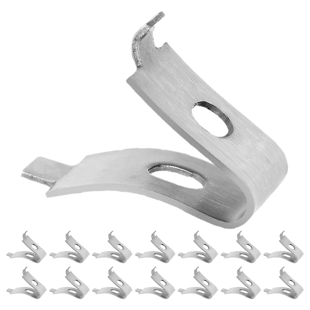 

15 pcs Cabinet Shelf Clips Heavy Duty Stainless Steel Shelf Pegs Shelving Pegs For Home Adjustable Metal Support Brackets