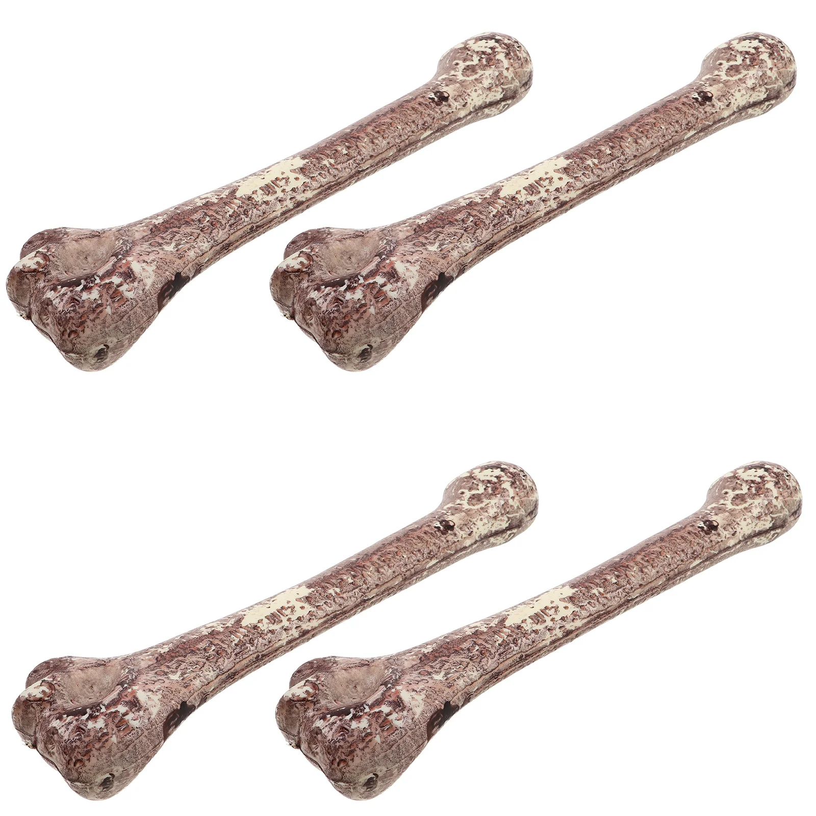 

4Pcs Halloween Plastic Fake Bones Realistic Bone Props Decoration for Haunted House Party Horror Bone Charms Scary Decor