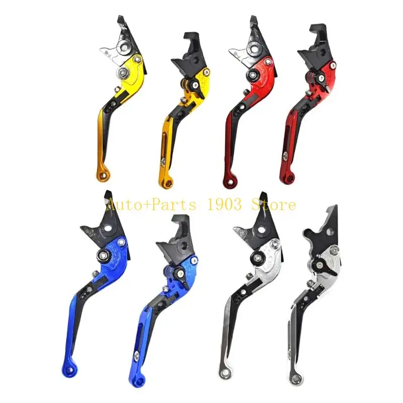 E21C Retractable Brake Clutches Lever Aluminum Adjustable Position Enhanced Grip Motorcycle Customization Fit for ADV/PCX160