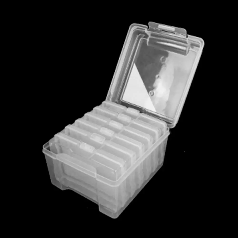 Outer Photo Box Compact Transparent Photo Craft Storage Containers with Strong Load-bearing Capacity Portable for Photos