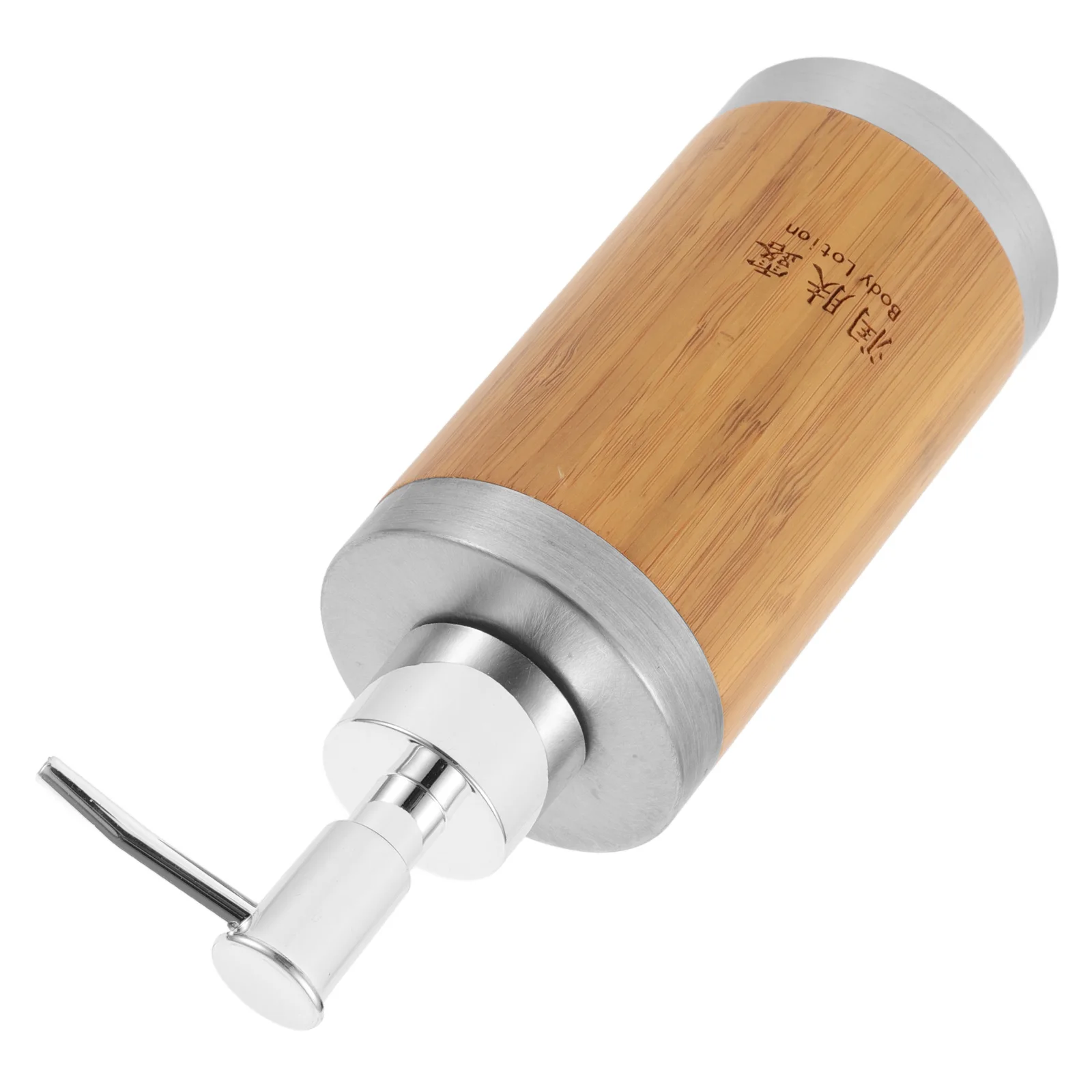 

250Ml Shampoo Refillable Lotion Bottle For Hotels Hand Bathroom Accessories Travel Pump Container Bamboo Plastic Stainless Steel