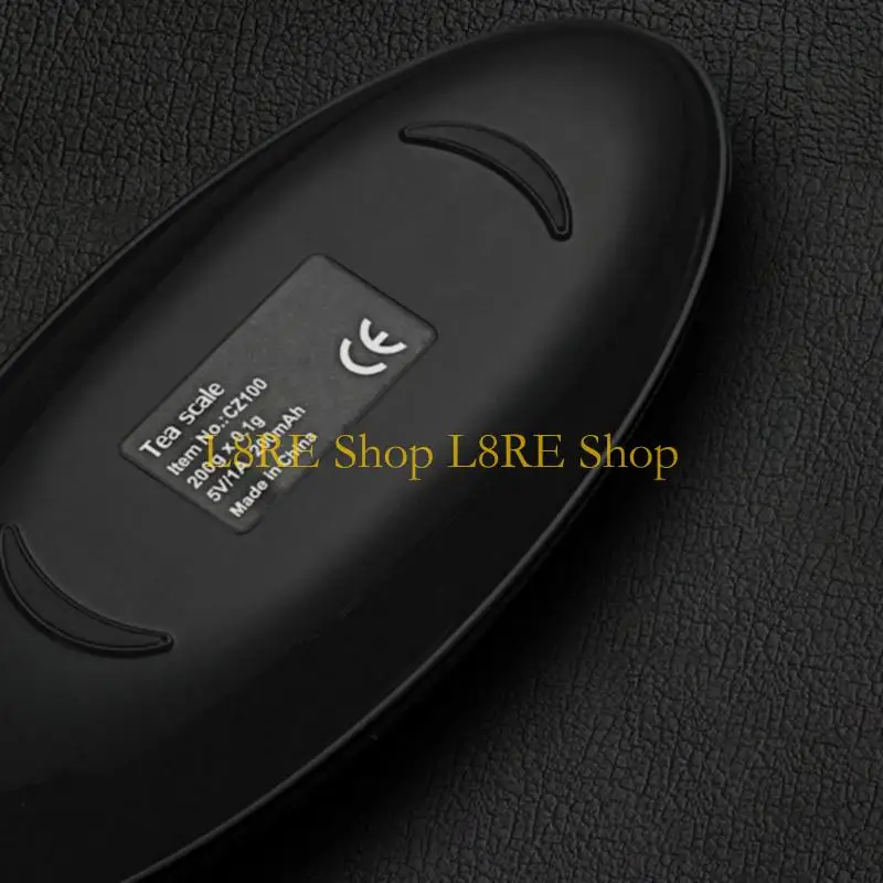 L8RE Portable Teas Weighing Scale Small Kitchen Scale LCD Display Scale Plastic Texture Suitable for Teas and Coffee