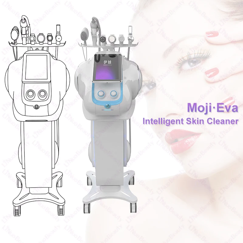 6 In 1 Professional Water Facial Oxygenation Machine Oxygen Facial Skin Tightening Face Cleaning Equipment Oxygen Jet Device