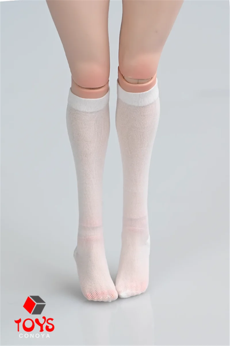 1/6 skala Weibliche Halbtransparente Strümpfe Kurze Socken Lange Strümpfe Kleidung Modell Fit 12'' Weibliche Soldat Action Figur Körper – Detail 6