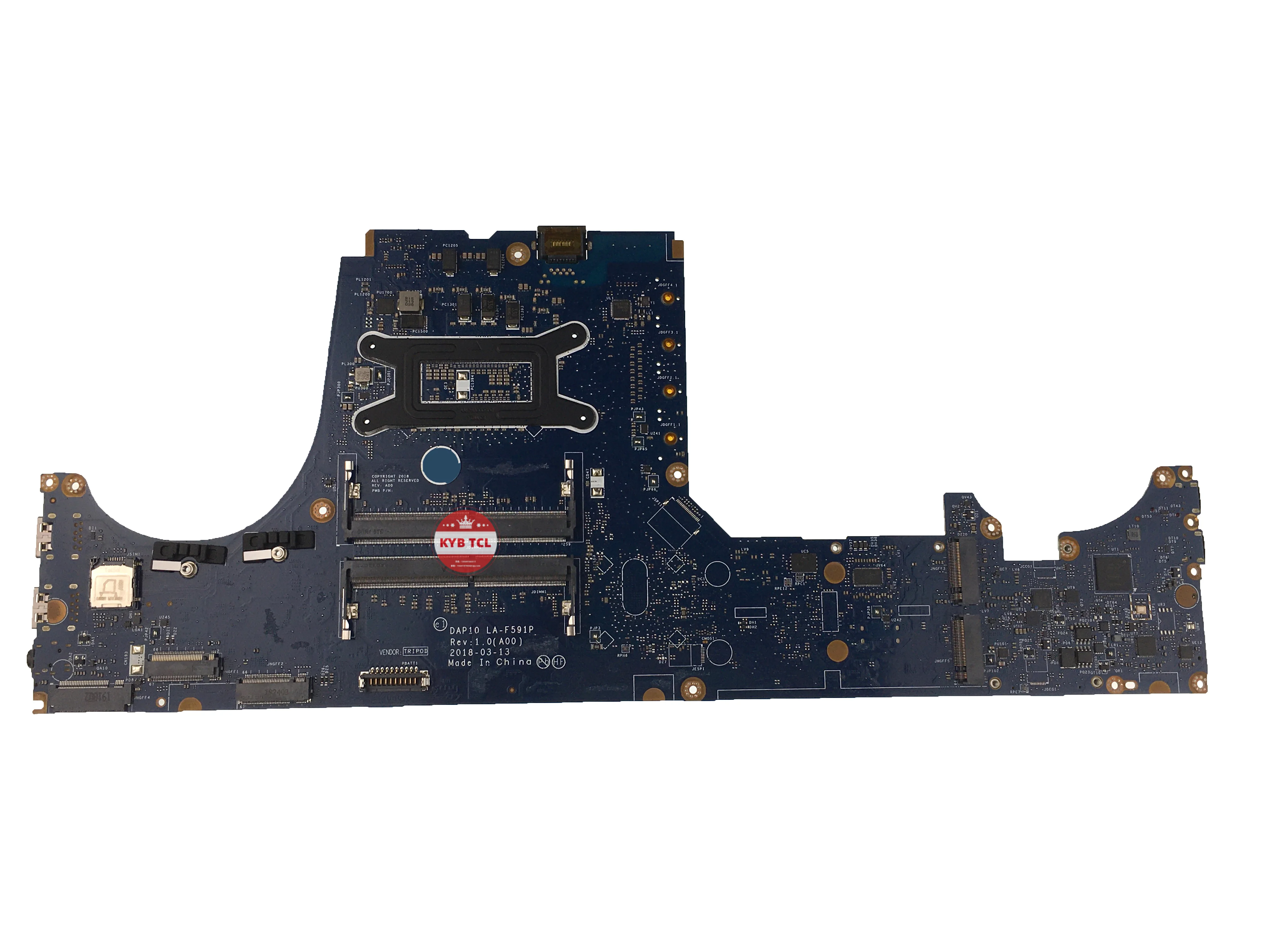 DAP10 LA-F591P For Dell Precision 7530 Laptop Motherboard CN-0Y0MPW 0X8PJM 0XM3HC CN-0X8PJM 0Y0MPW Y0MPW Mainboard Notebook