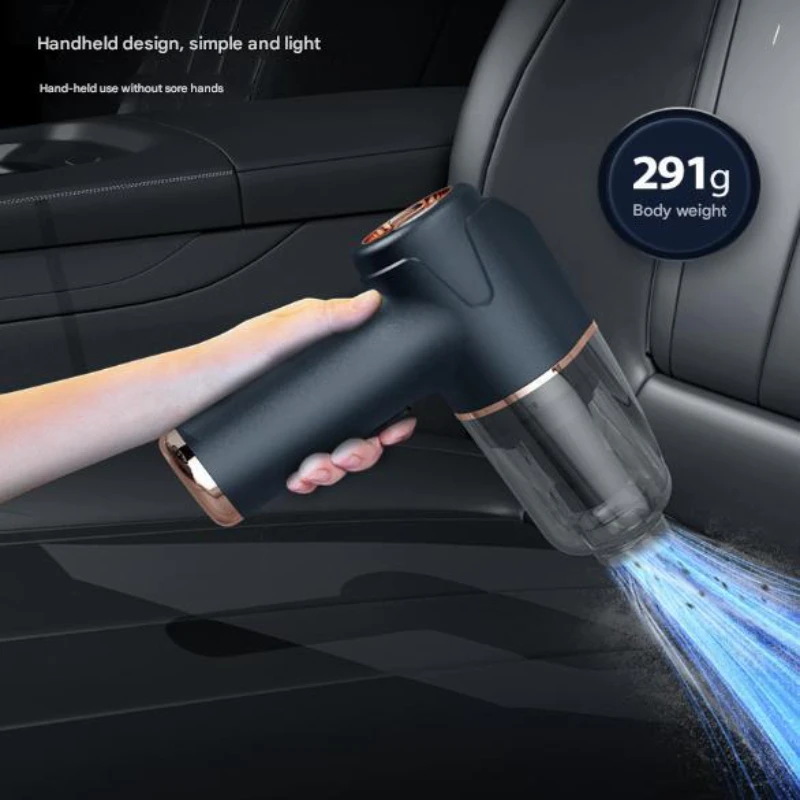 مكنسة كهربائية قوية للسيارة لاسلكية |   Dustbuster محمول خفيف الوزن للمنزل والسيارة والمكتب |   شحن سريع، شعر الحيوانات الأليفة، منجد