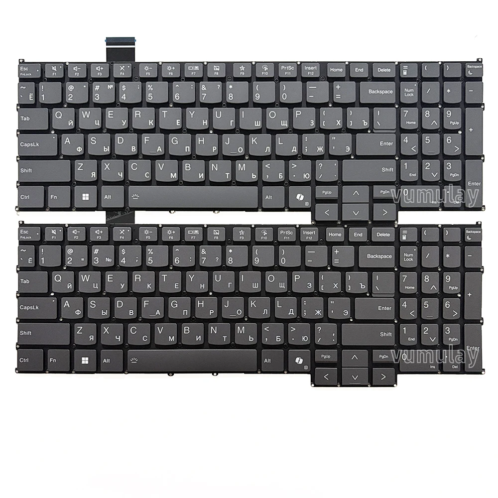 Podświetlana klawiatura US/Russian dla Lenovo Thinkbook 16 G6+ IMH AHP,G5+ APH ARP ARO IRH,G7 ARP IML G6 IRL ABP, 16p G5 IRX G4 IRL IRH, PH5CL, SN21L31149, LCM22H53US,MP2NK135