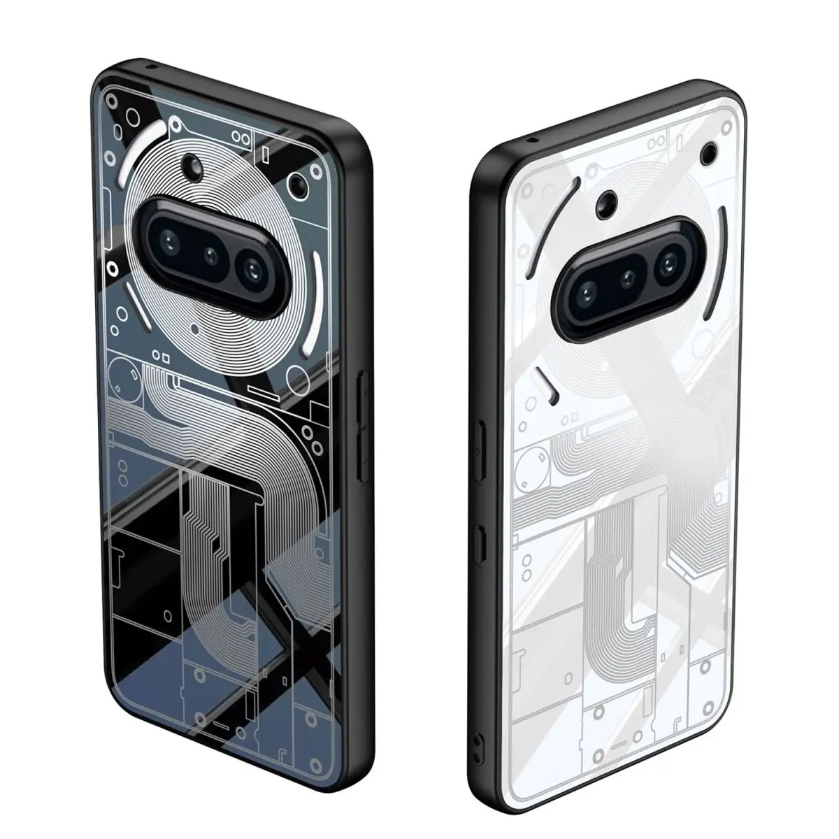 

For Nothing Phone 3A 3 A Pro Case Luxury Armor Transparent Matte Back Cover For Phone3A 3APro Acrylic Shockproof Bumper Funda