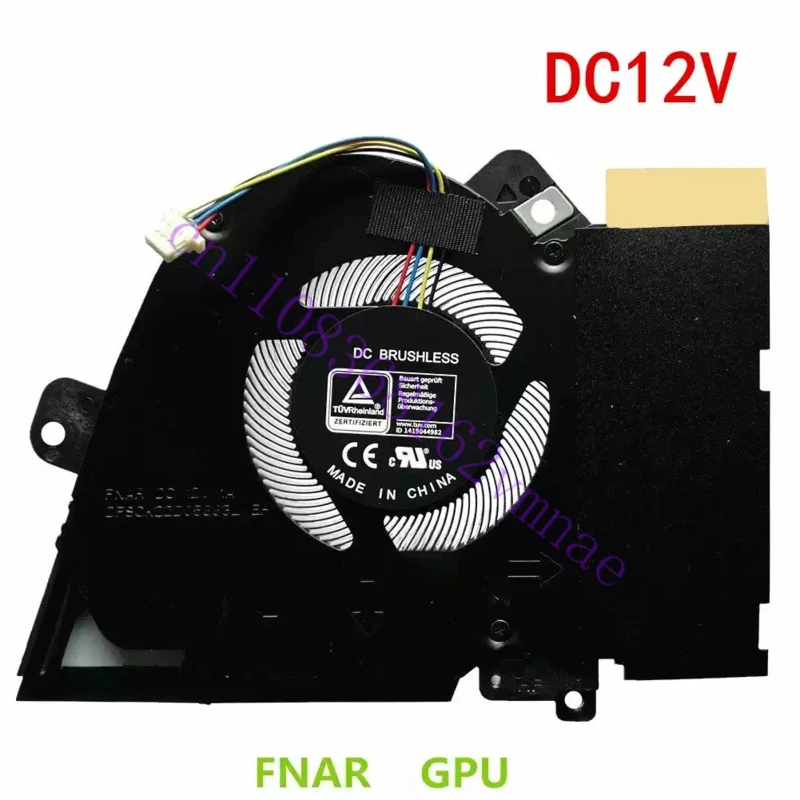 New Laptop CPU+GPU Cooling Fan for ASUS TUF Dash F15 FX516 FX516P DFSCK22D05883L FNAR DFSCK221151817 FNAQ 1 DC12V 1A Fan