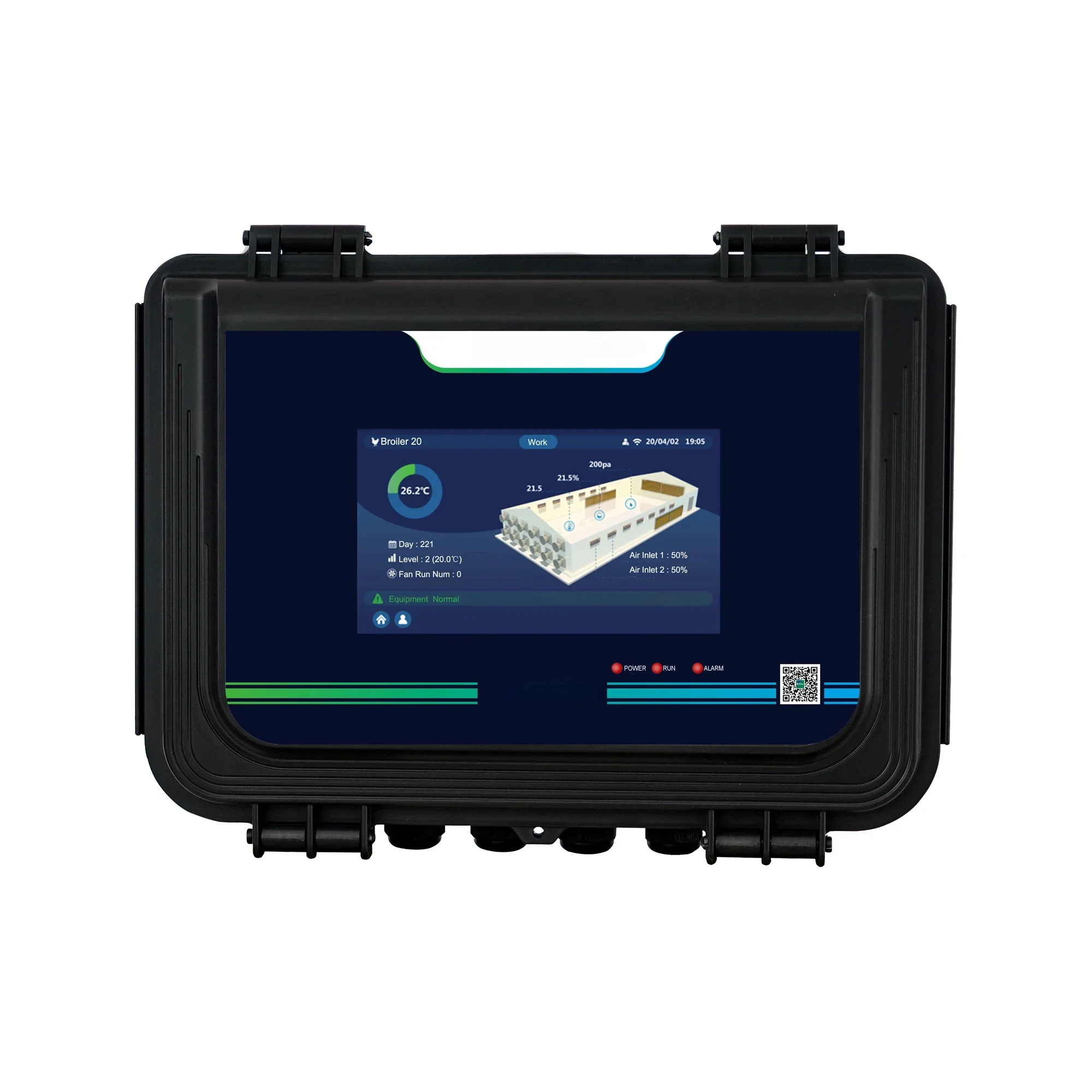 

Super Brain For Poultry - Intelligent Climate Controller Future 100