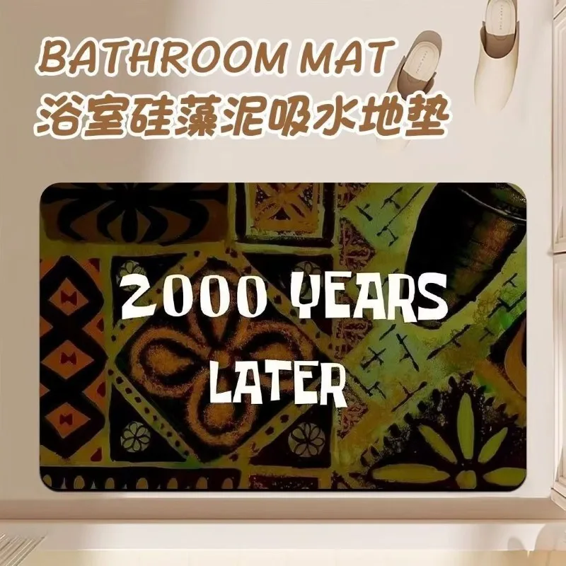 

Anime Cartoon Diatom Mud Bathroom Mat Water Absorbent Quick Dry Non-Slip Carpet for Toilet Door Home Floor Rug Kawaii 2026 New